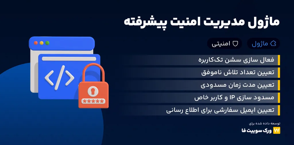 ماژول امنیت پیشرفته worksuite – سپری قدرتمند برای حفاظت از سازمان شما
